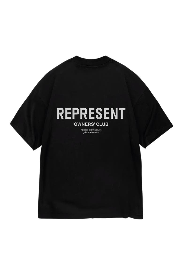 Owners' Club Cotton Logo Graphic T-Shirt, Alternate, color, BLACK
