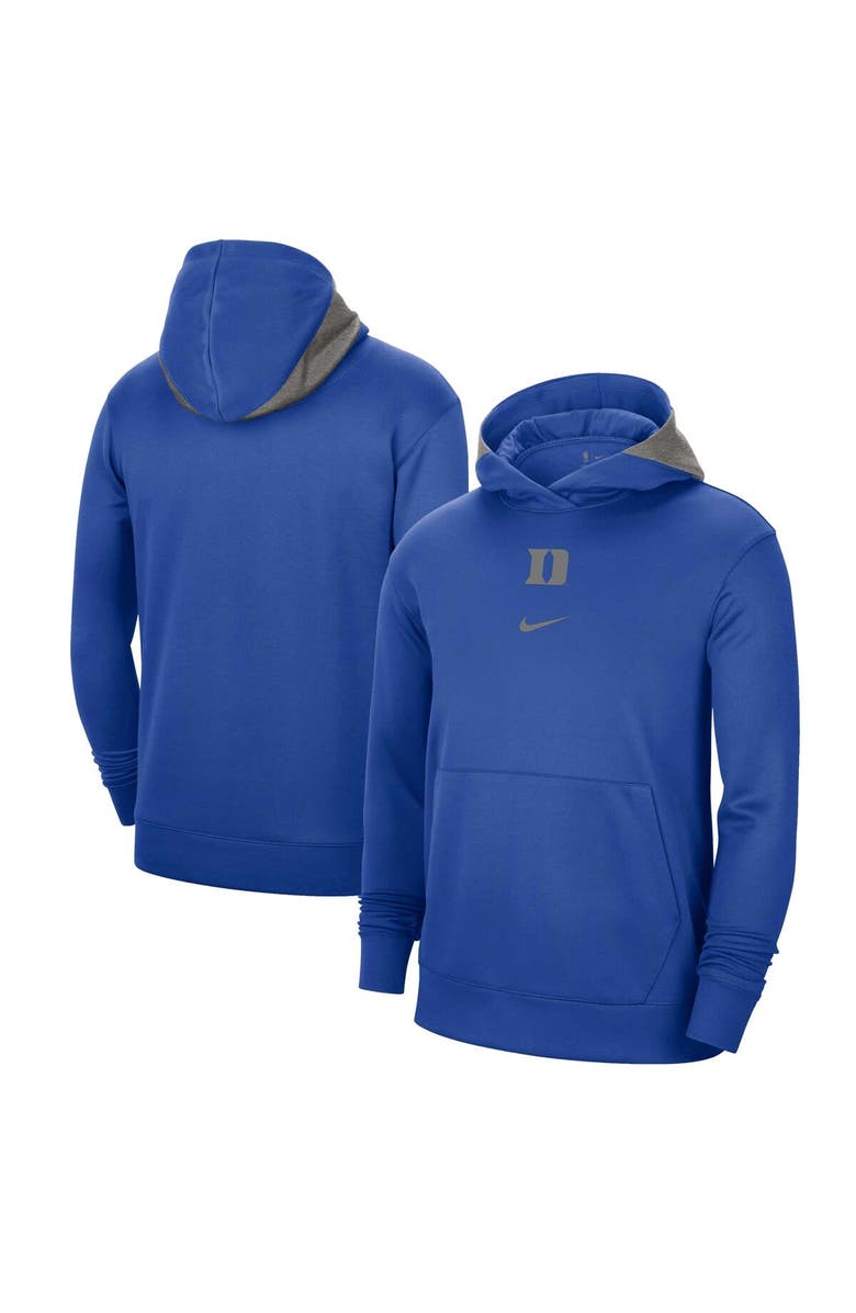 Nike Men's Nike Royal Duke Blue Devils Team Basketball Spotlight Performance Pullover Hoodie, Main, color, Royal