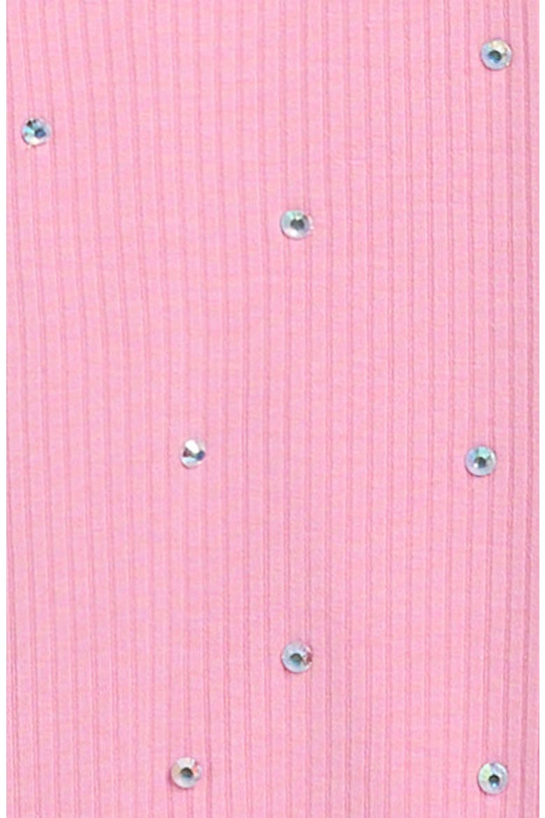 Crystal Embellished Flare Leg Pants, Alternate, color, BRIGHT PINK