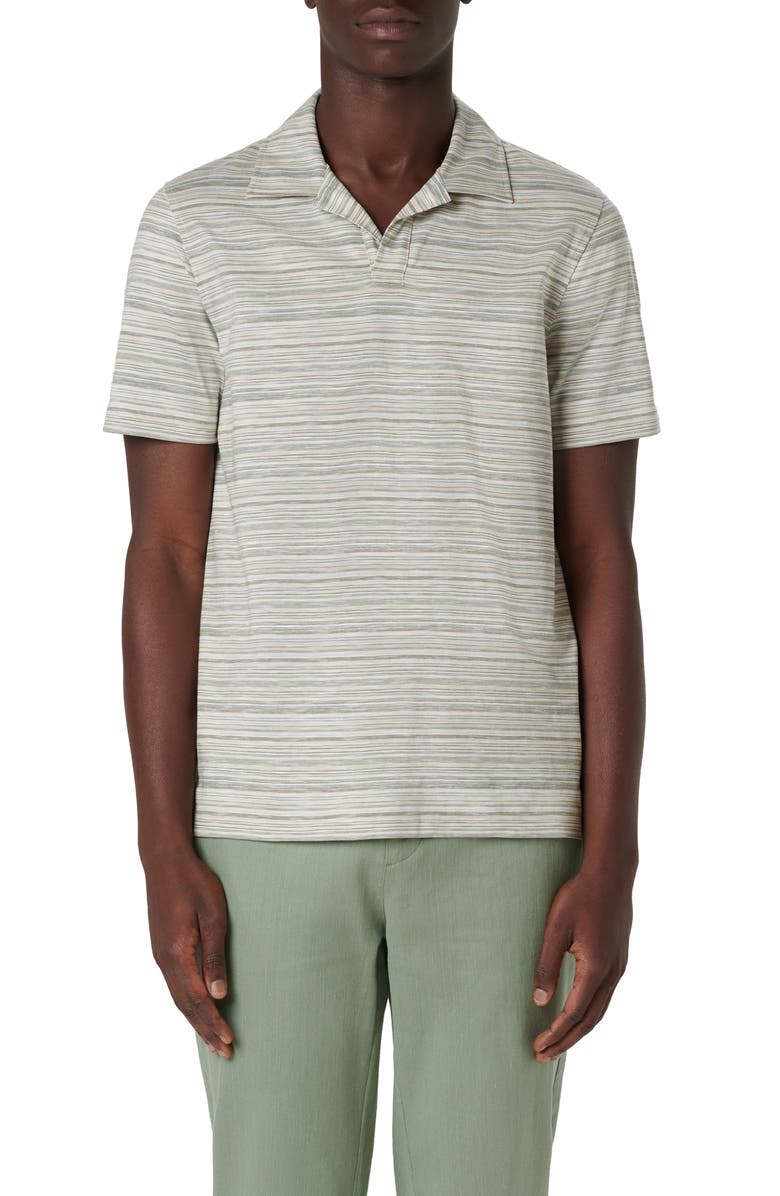 Bugatchi Johnny Collar Polo, Main, color, Khaki