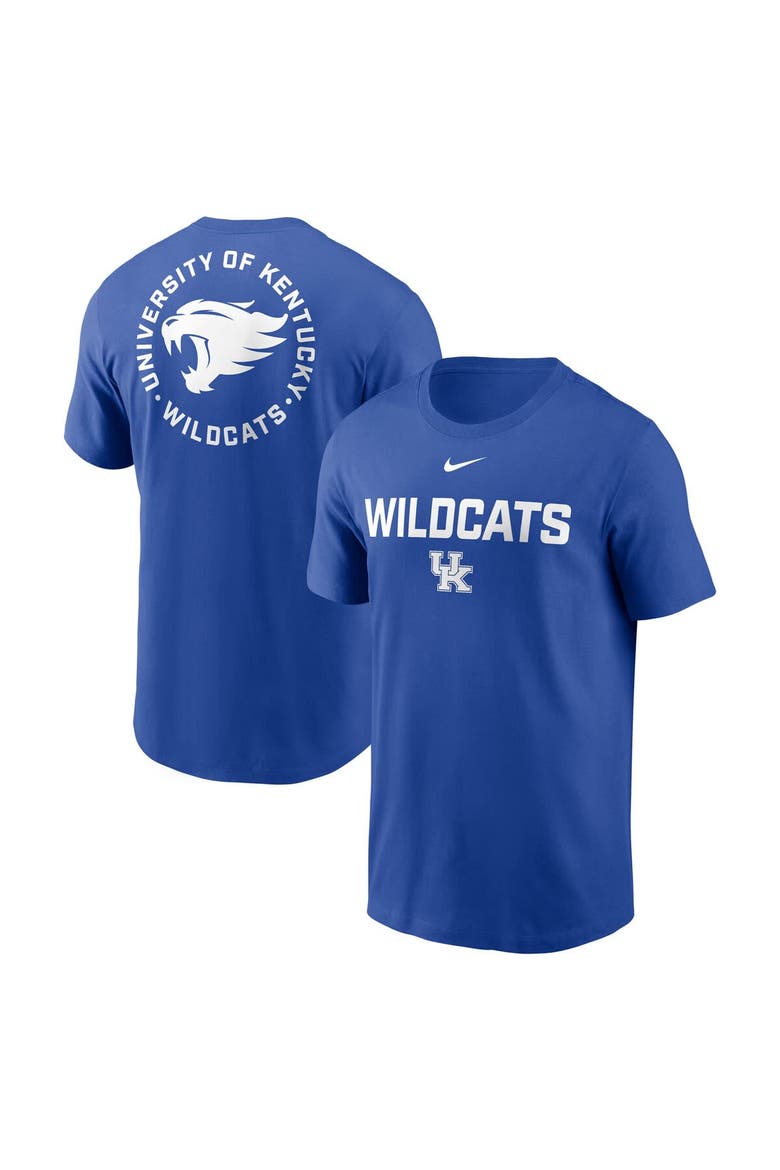 Men's Nike Royal Kentucky Wildcats Campus 2-Hit T-Shirt, Main, color, Royal