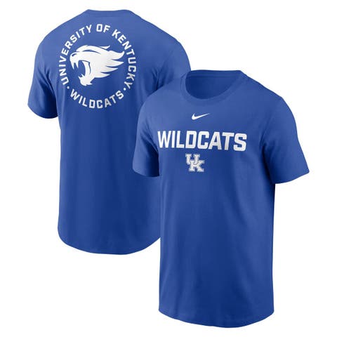 Men's Nike Royal Kentucky Wildcats Campus 2-Hit T-Shirt