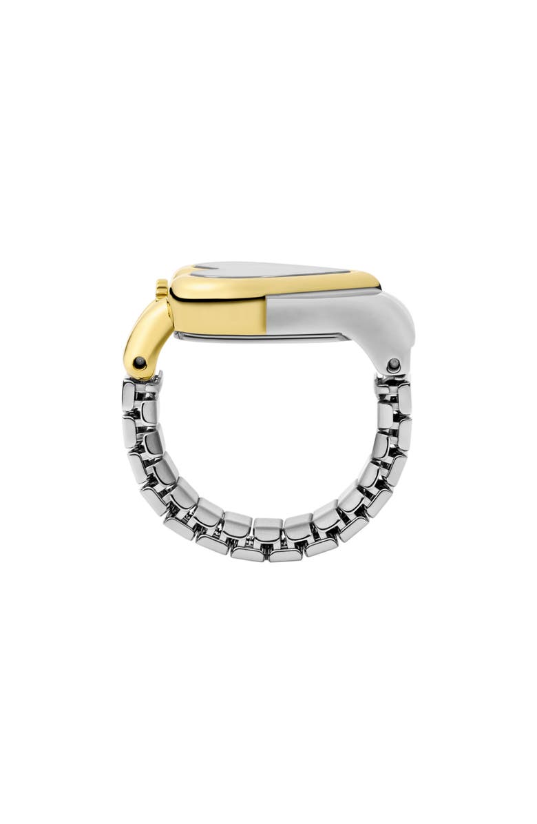Kate Spade New York monroe two-tone heart ring watch, 20mm x 18mm, Alternate, color, 