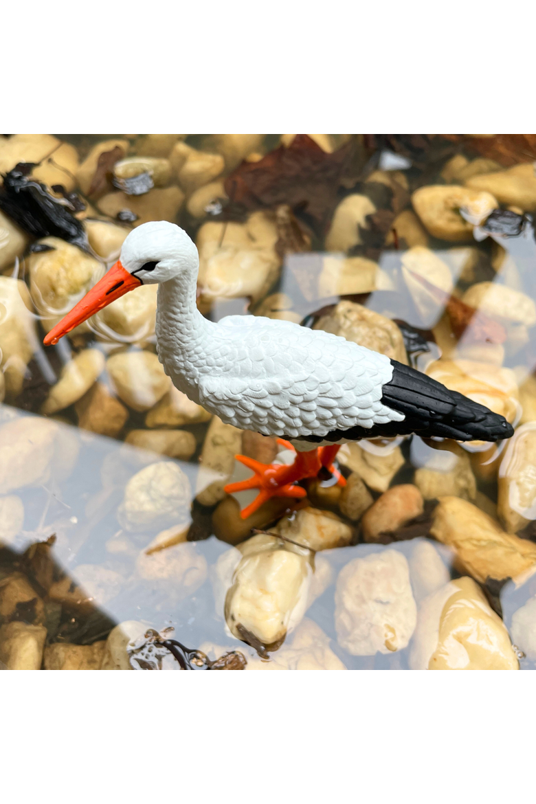 White Stork Kids Toy Figure, Alternate, color, None
