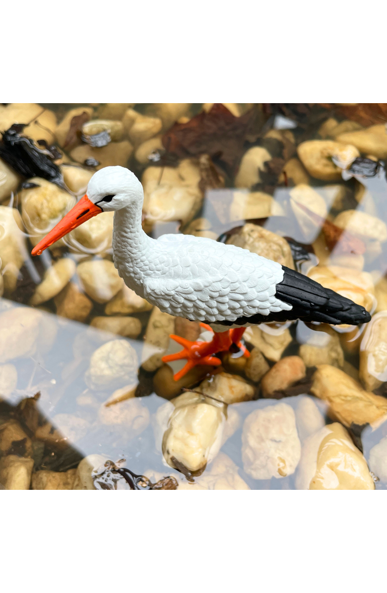 Safari Ltd. White Stork Kids Toy Figure, Alternate, color, NO COLOR