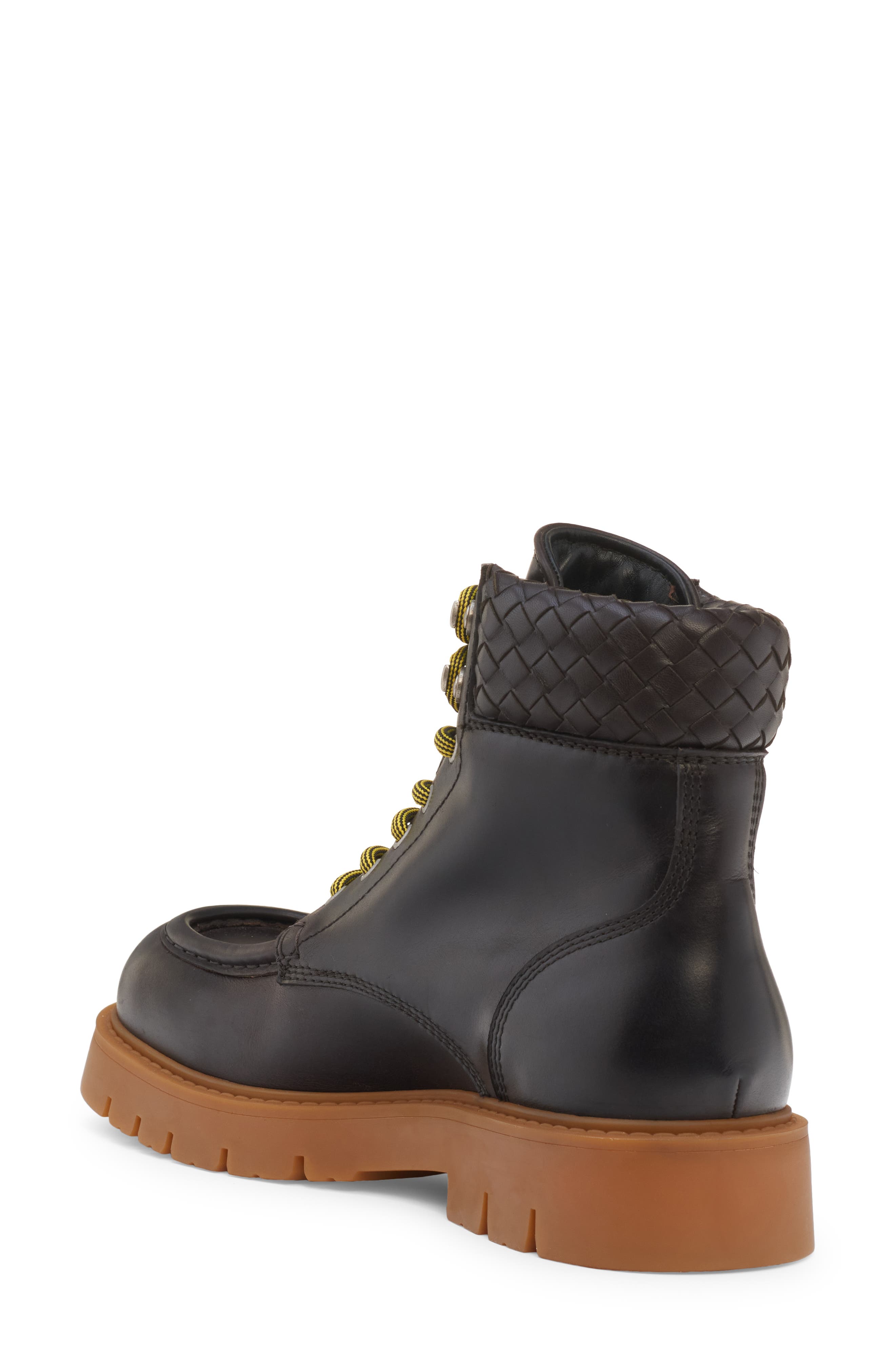 Bottega Veneta Haddock Lug Sole Lace-Up Boot, Alternate, color, 
