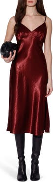 Walter Baker Bristol Bias Cut Satin Slipdress