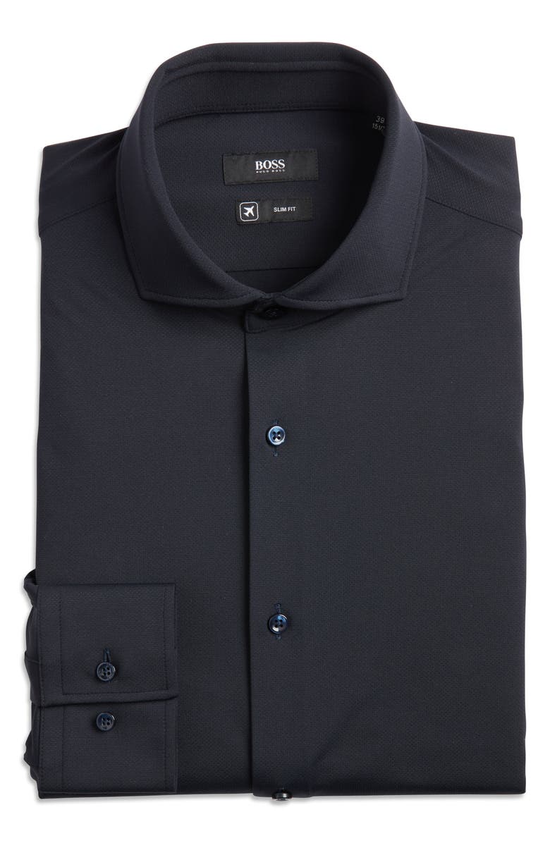 BOSS Jason Slim Fit Stretch Travel Dress Shirt, Alternate, color,