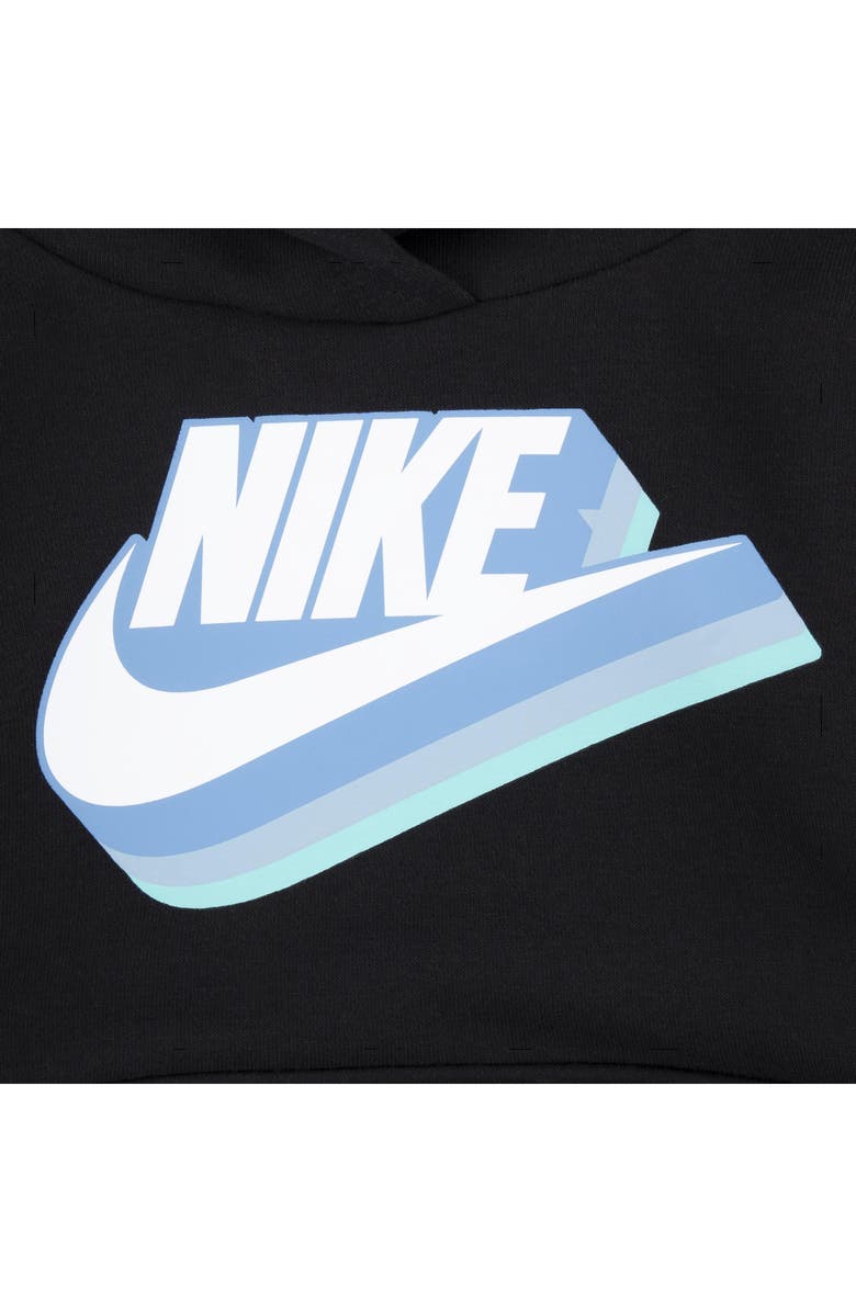 Nike Kids' Swoosh Futura Graphic Print Hoodie, Alternate, color, 