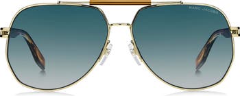 61mm Gradient Pilot Sunglasses