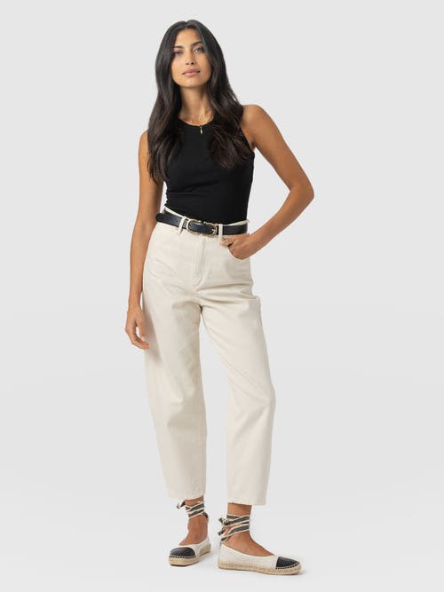Saint + Sofia Barrel Leg Jean