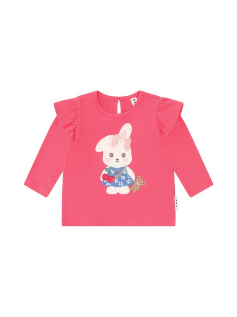 Flower Field Bunny Frill Top (Toddler, Little Kid, Big Kid)
