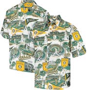 Reyn Spooner Men's Reyn Spooner Green Oakland Athletics Scenic Button-Up Shirt