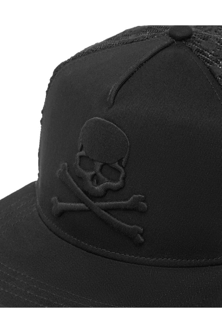 Baseball Cap Skull&Amp;Bones Unisex, Alternate, color, black