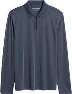Johnston & Murphy Cochran Long Sleeve Zip Polo