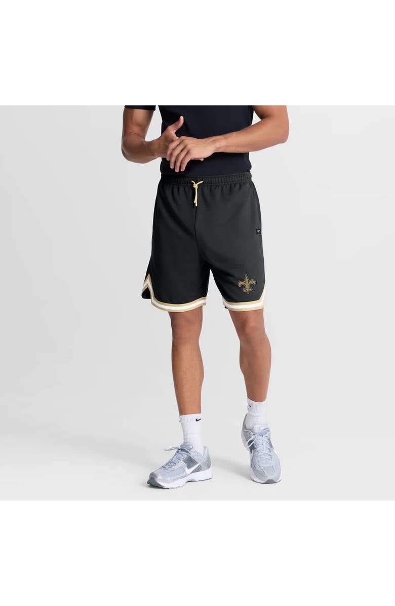 FANATICS Men's Fanatics Black New Orleans Saints Fearless Drive Shorts, Main, color, Black