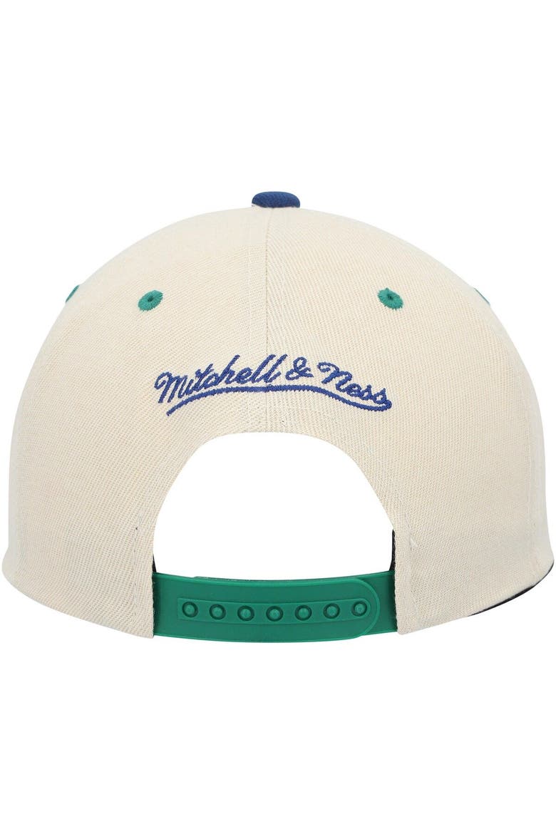 Men's Mitchell & Ness Cream Dallas Mavericks Hardwood Classics Pop Snapback Hat, Alternate, color, Cream