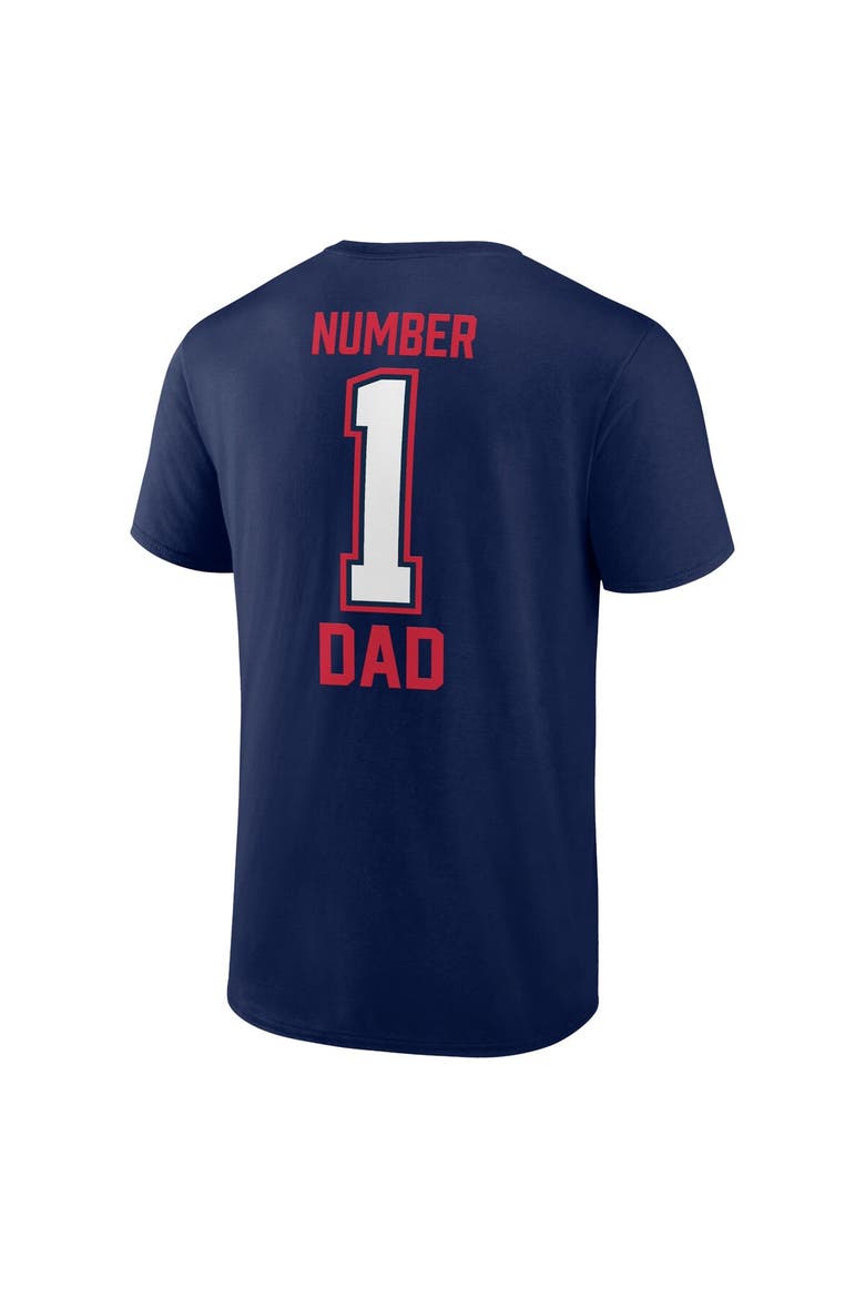 Men's Fanatics Branded Navy New England Patriots Father's Day T-Shirt, Alternate, color, Navy