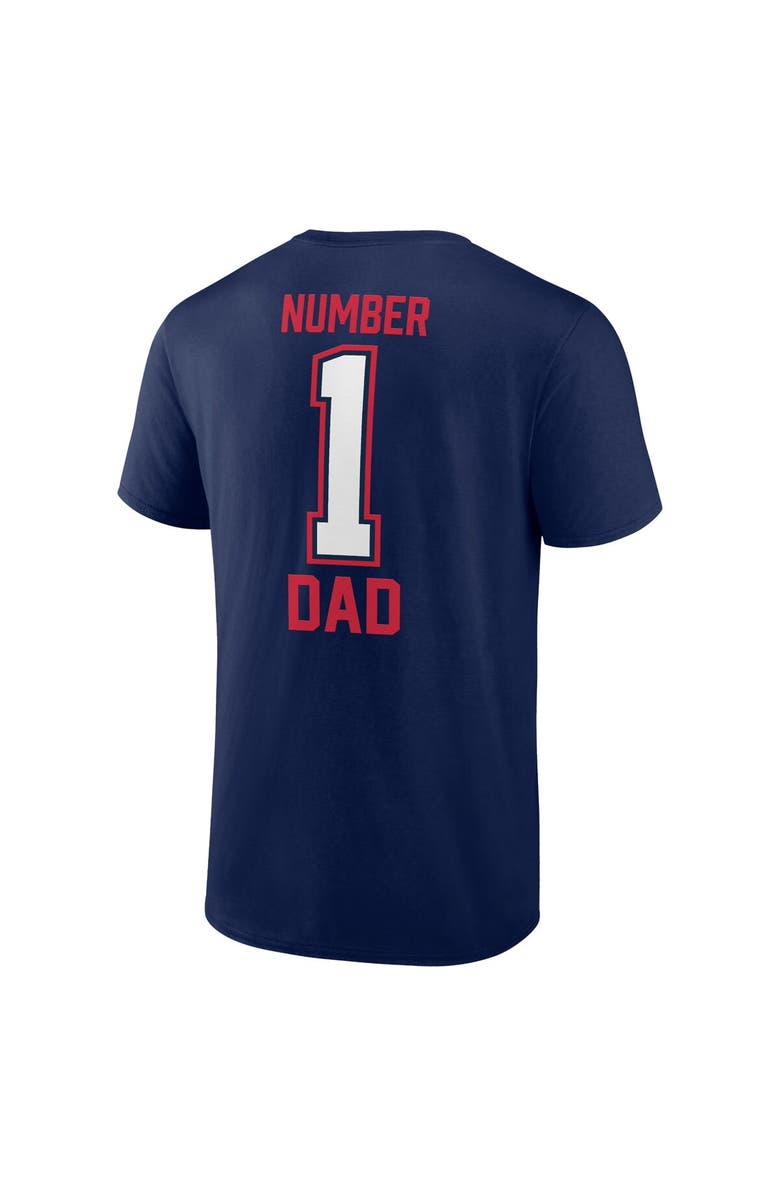 FANATICS Men's Fanatics Branded Navy New England Patriots Father's Day T-Shirt, Alternate, color, Navy