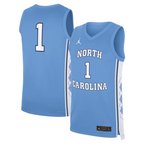 Men's Jordan Brand Carolina Blue North Carolina Tar Heels Road Replica Basketball Jersey