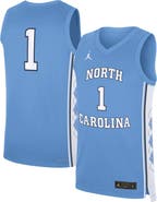 Jordan Brand Men's Jordan Brand Carolina Blue North Carolina Tar Heels Road Replica Basketball Jersey
