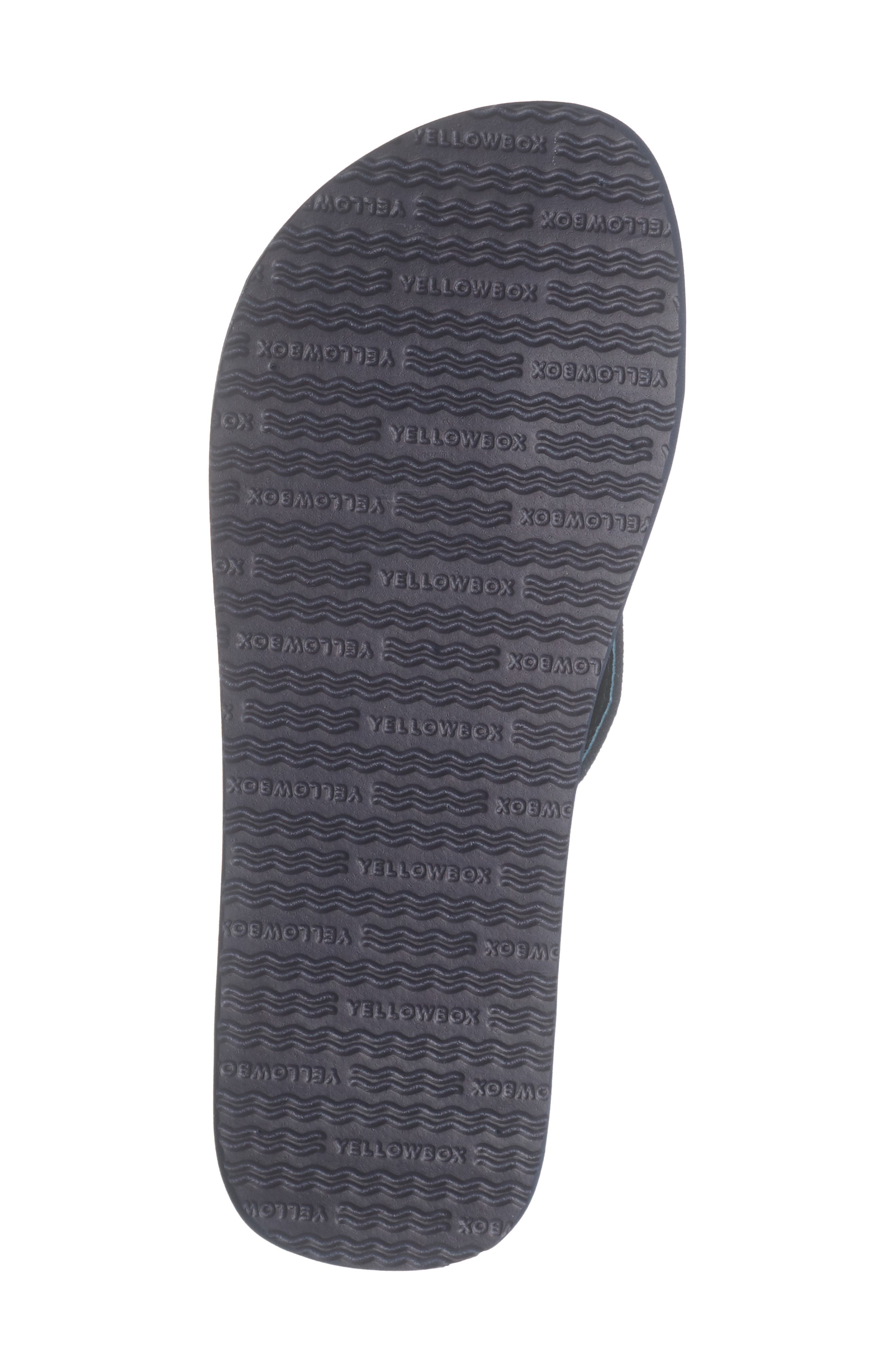 Yellow Box Premium Jello Platform Flip Flop, Alternate, color, Navy