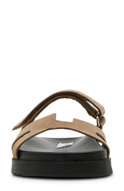 Steve Madden Mayven Flatform Slide Sandal In Brown