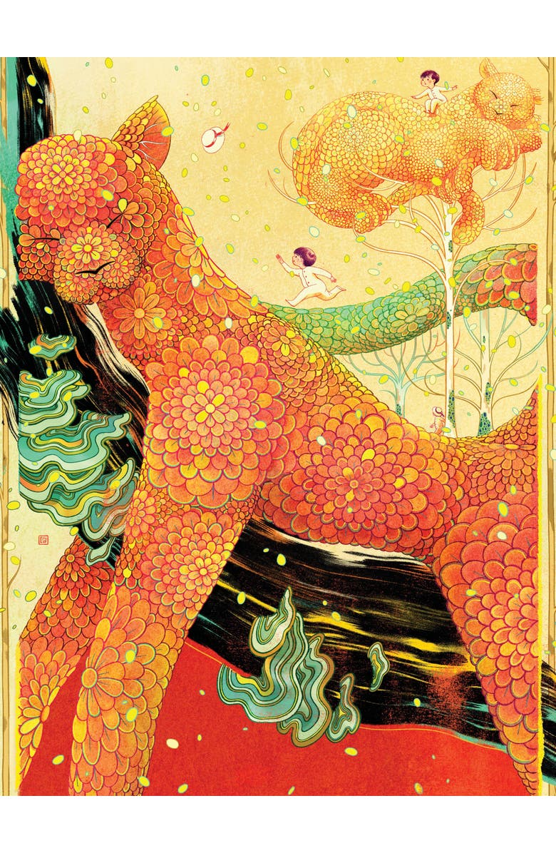 NEW YORK PUZZLE COMPANY Sleepy Autumn 500 Piece Puzzle, Alternate, color, NO COLOR