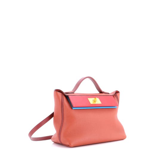 Pre-owned Hermes Hermes 24/24 Bag Togo With Swift 29 In Brown