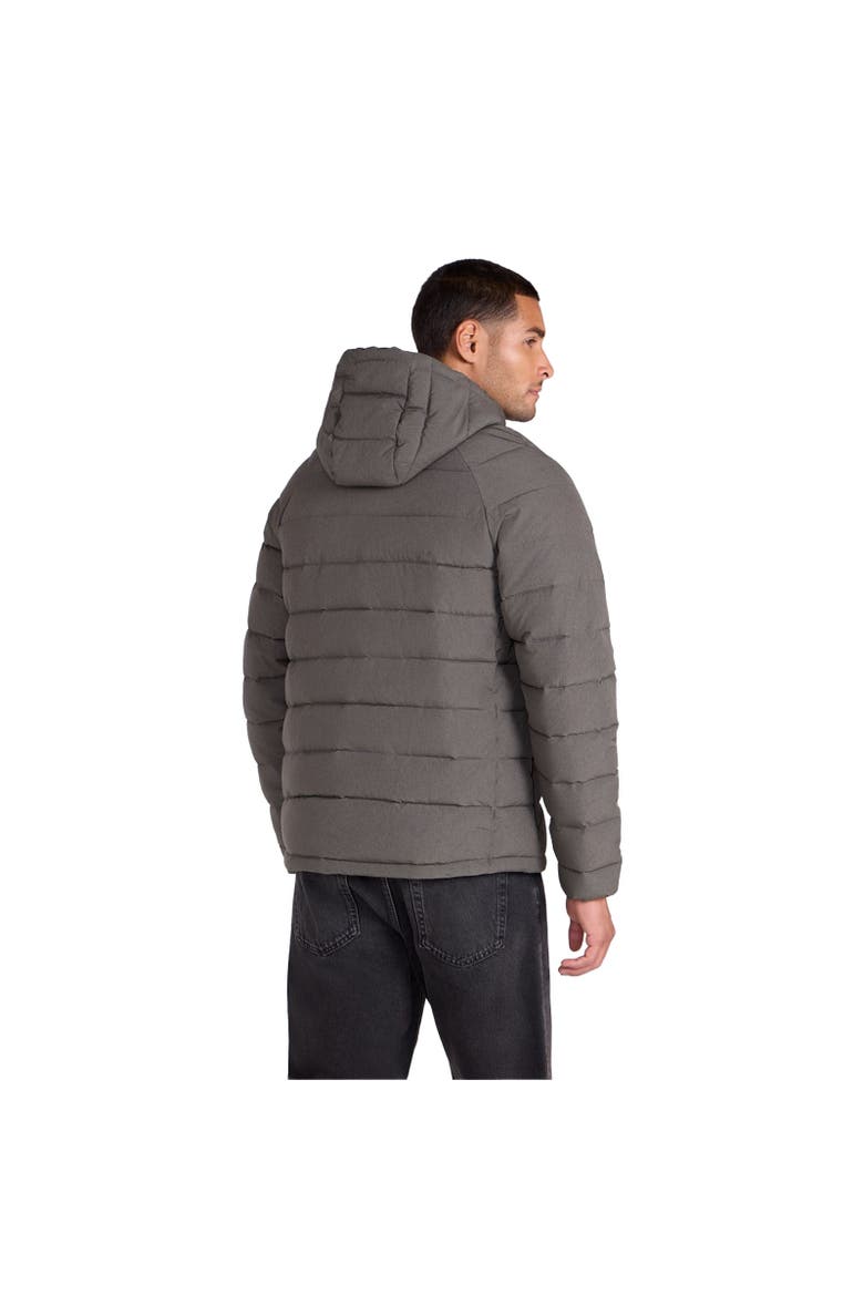 Light Cloud Cosi Hooded Marl Padded Jacket, Alternate, color, Khaki Green