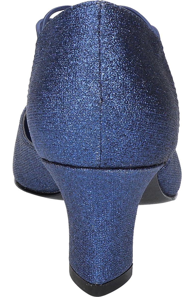 EASY STREET Moonlight Embellished T-Strap Pump - Multiple Widths Available, Alternate, color, Navy Glitter