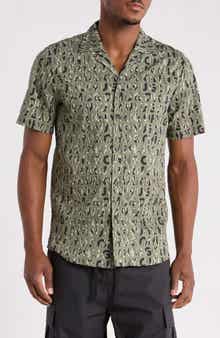 Ellino Logo Print Camp Shirt