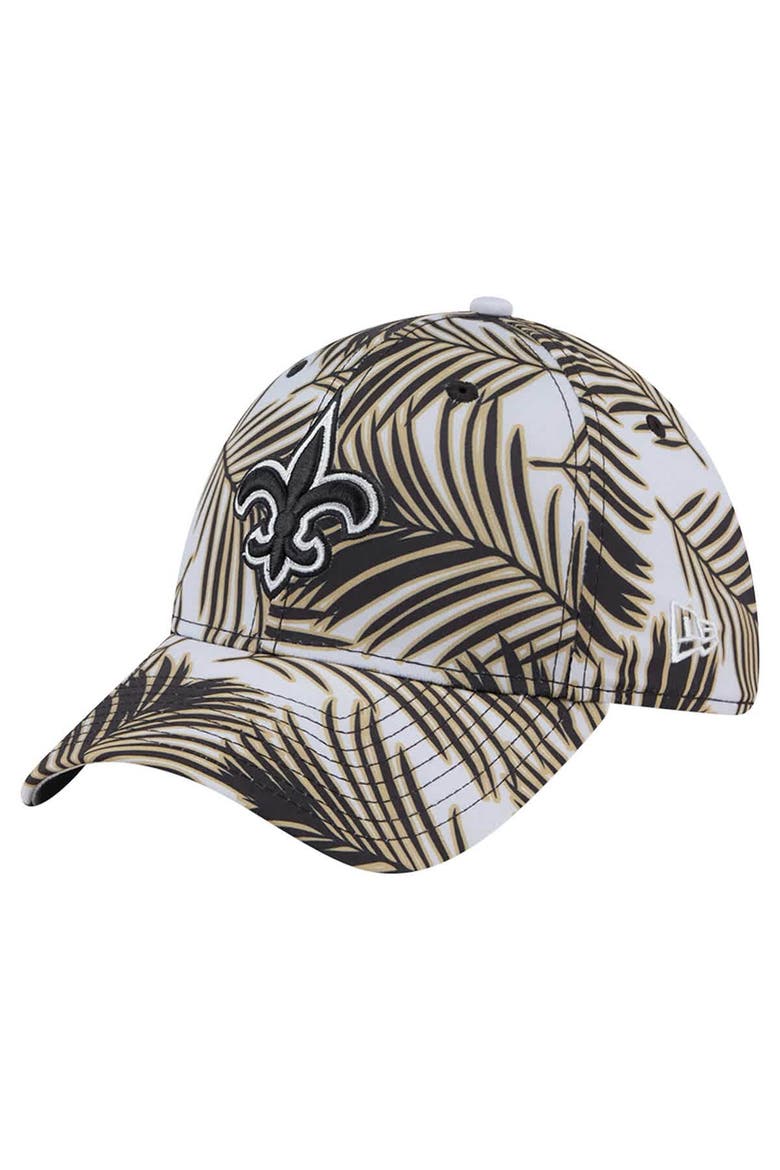 Men's New Era Gray New Orleans Saints Palms 39THIRTY Flex Hat, Alternate, color, Gray