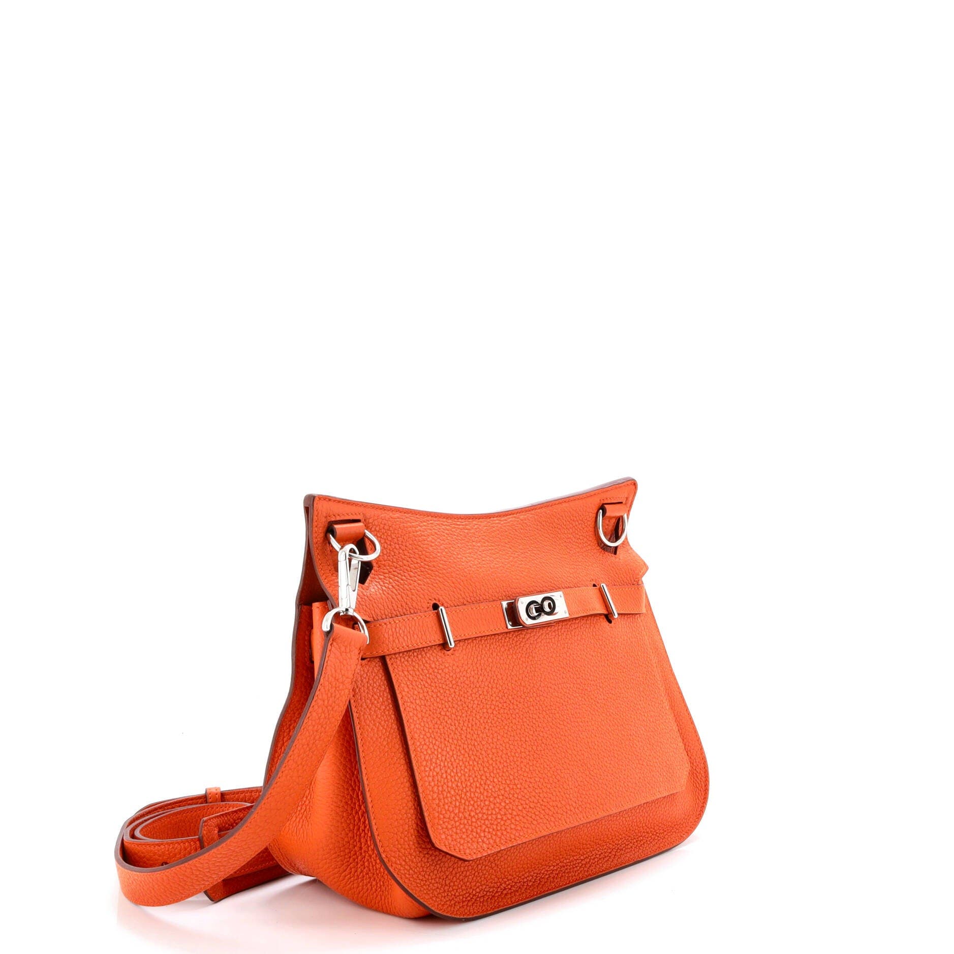 Pre-Owned Hermes Jypsiere Bag Clemence 28, Alternate, color, Orange H