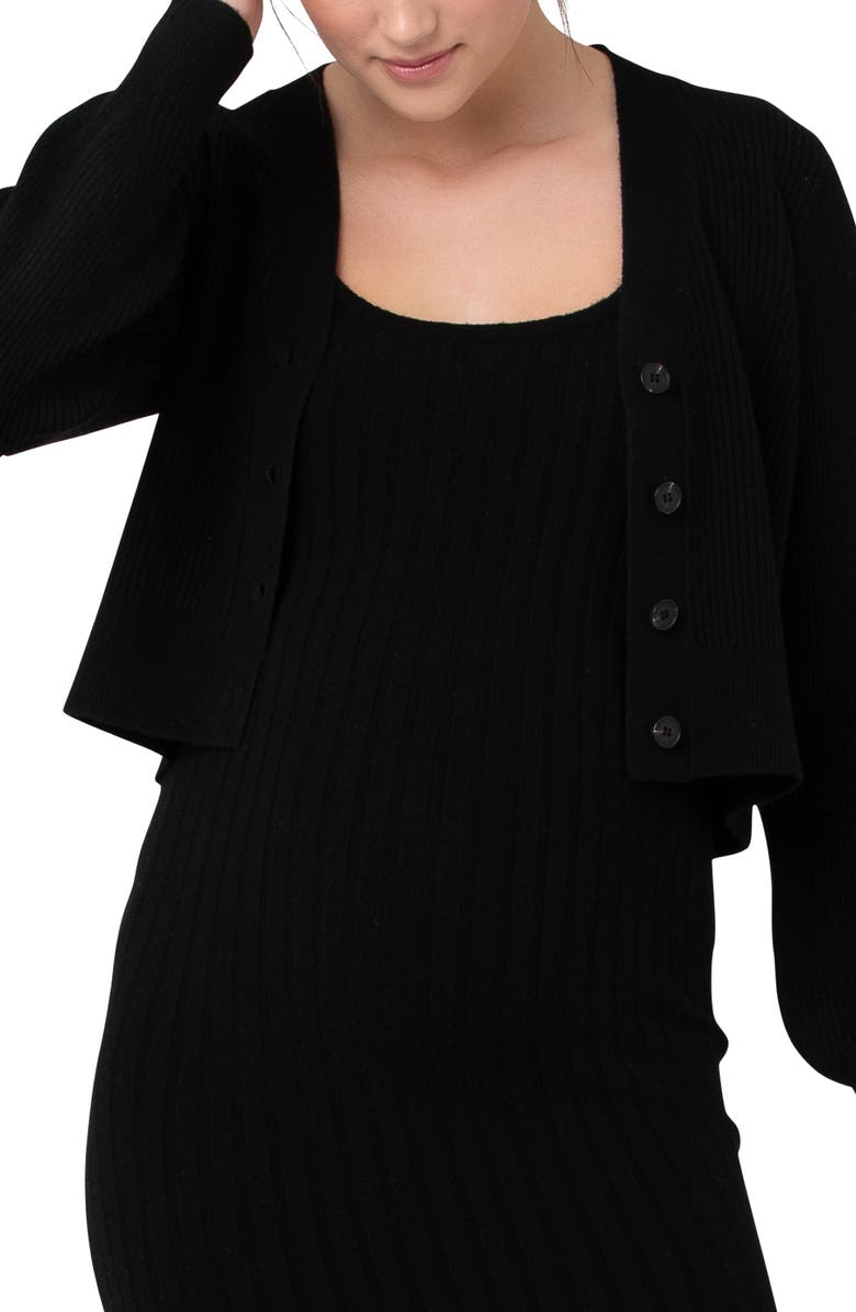 Ripe Maternity Tiffany Crop Maternity Cardigan, Alternate, color,