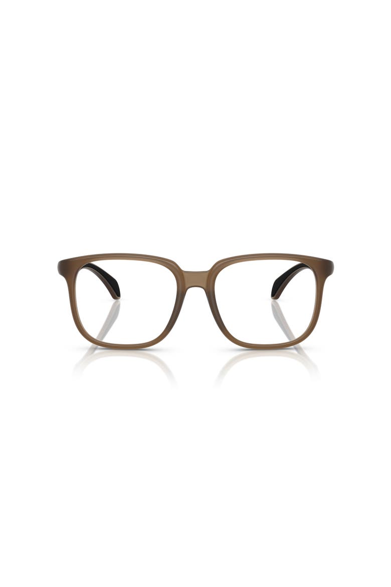 55mm Square optical glasses, Alternate, color, Brown
