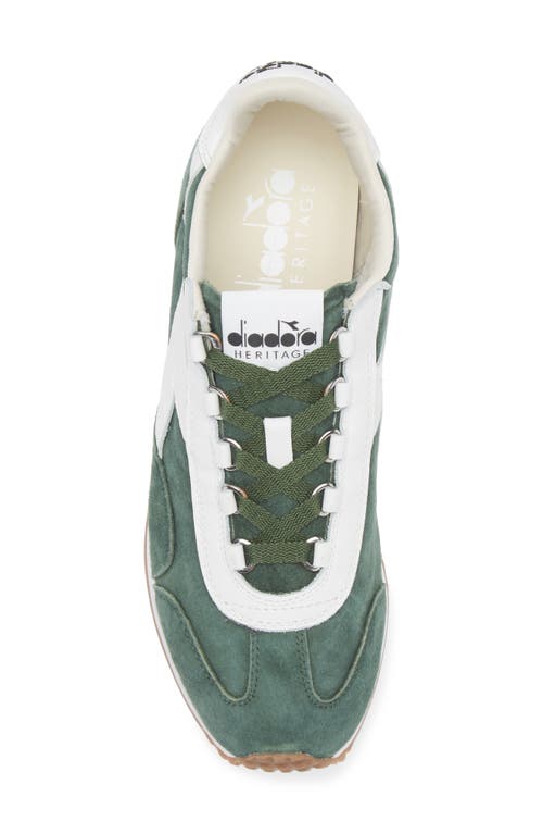 Diadora Equipe 75 Sneaker In Green Botanic