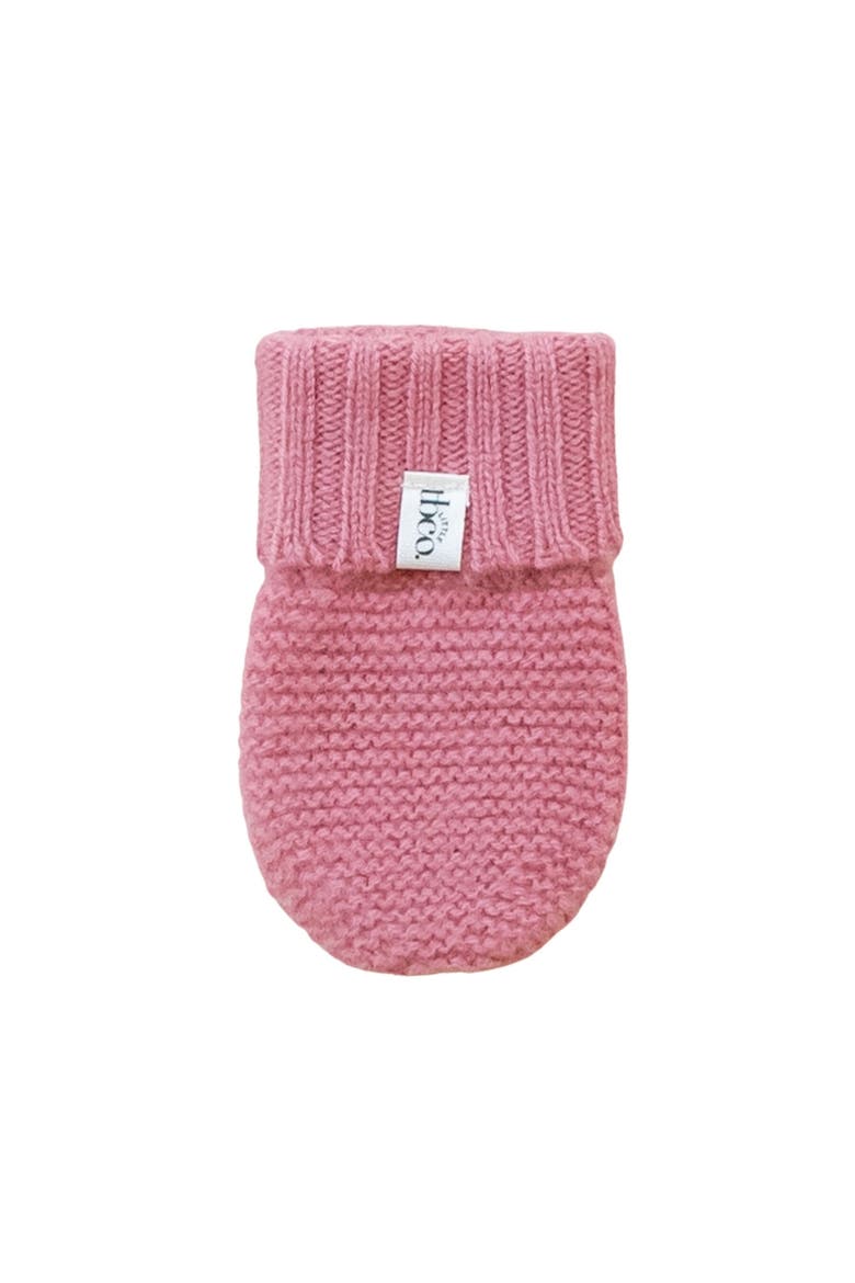 Merino Wool Baby Mittens, Main, color, Rose
