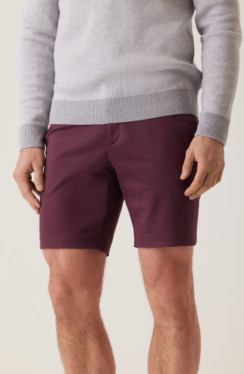 Shop Deke Oasis Luxeflex Twill Bermuda Shorts In Port