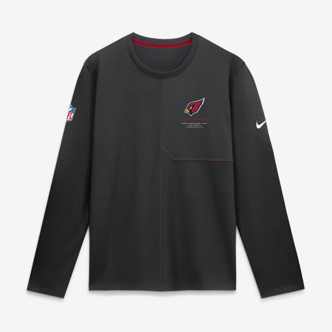Men's Nike Black Arizona Cardinals Sideline Coaches UV Dri-FIT Long Sleeve Shirt