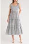 selected Ecru Navy Stripe