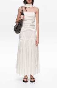 Bimba y Lola Gathered strapless top