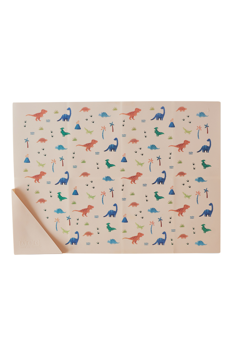 Austin Baby Co Silicone Foldable Placemat, Alternate, color, Safari Warm Cream