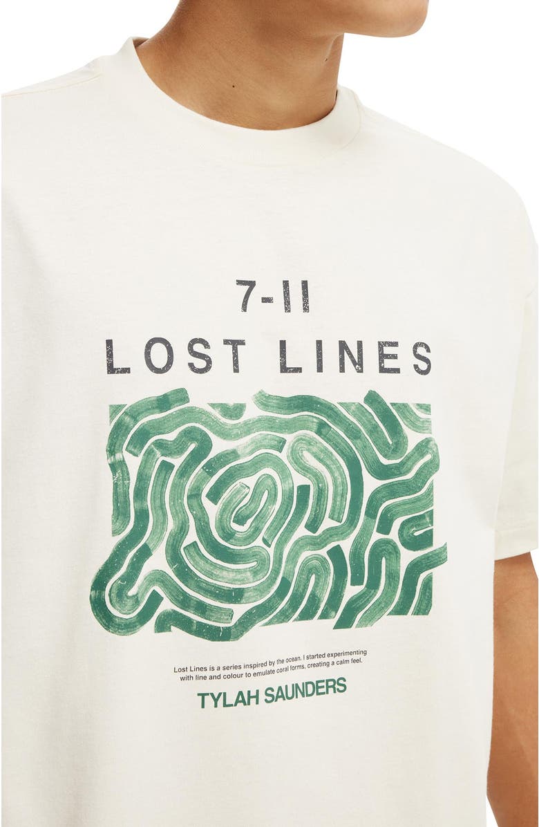 Cotton On Box Fit Tylah Saunders T-Shirt, Alternate, color, 