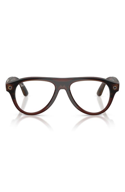 Meta Gen 3 Aviator 54mm Polarized Sunglasses