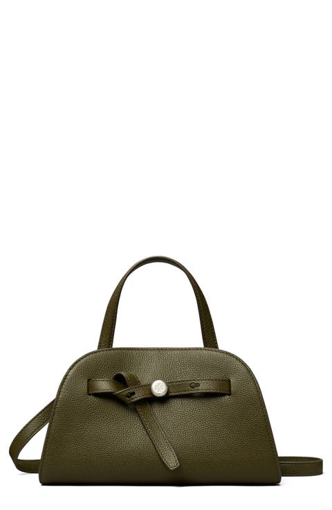 Romy Small Bauletto Leather Handbag