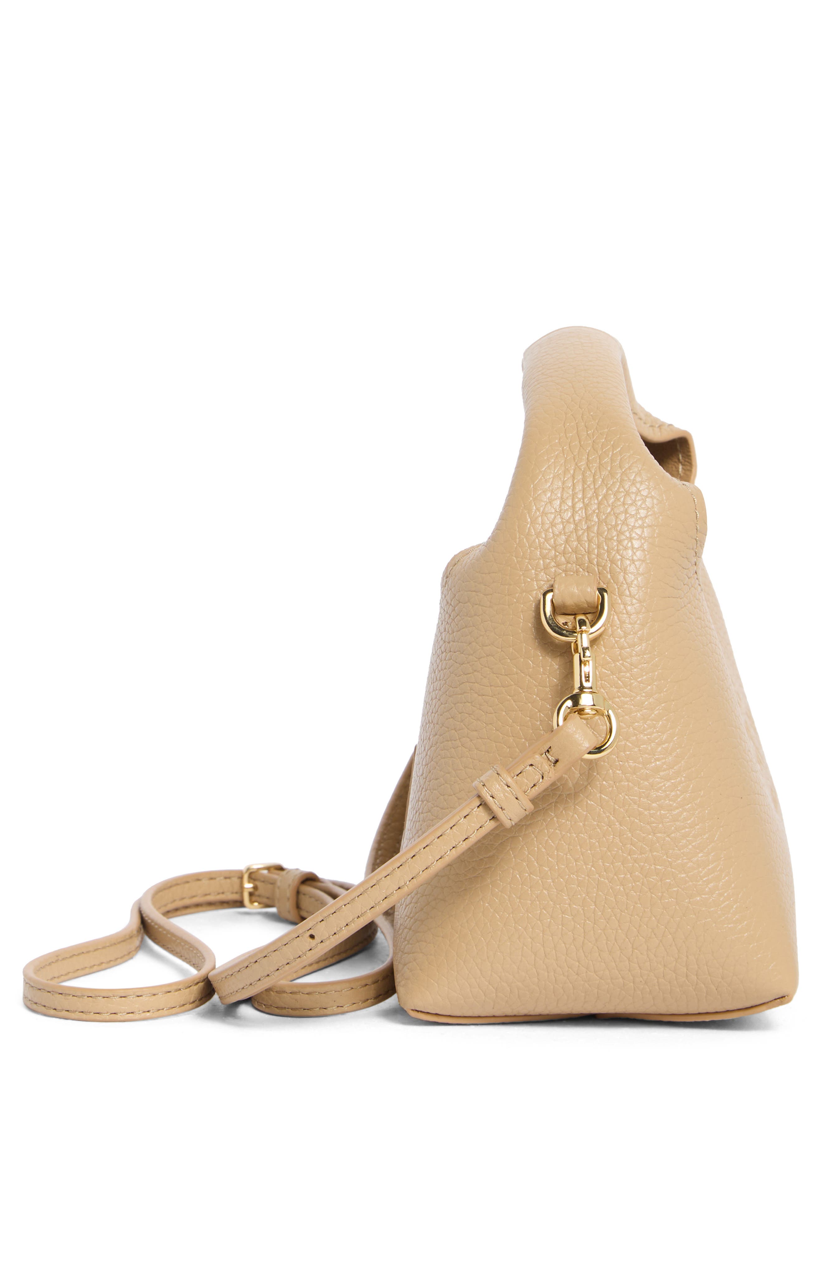 The Micro Crossbody Sack Bag, Alternate, color, CAMEL