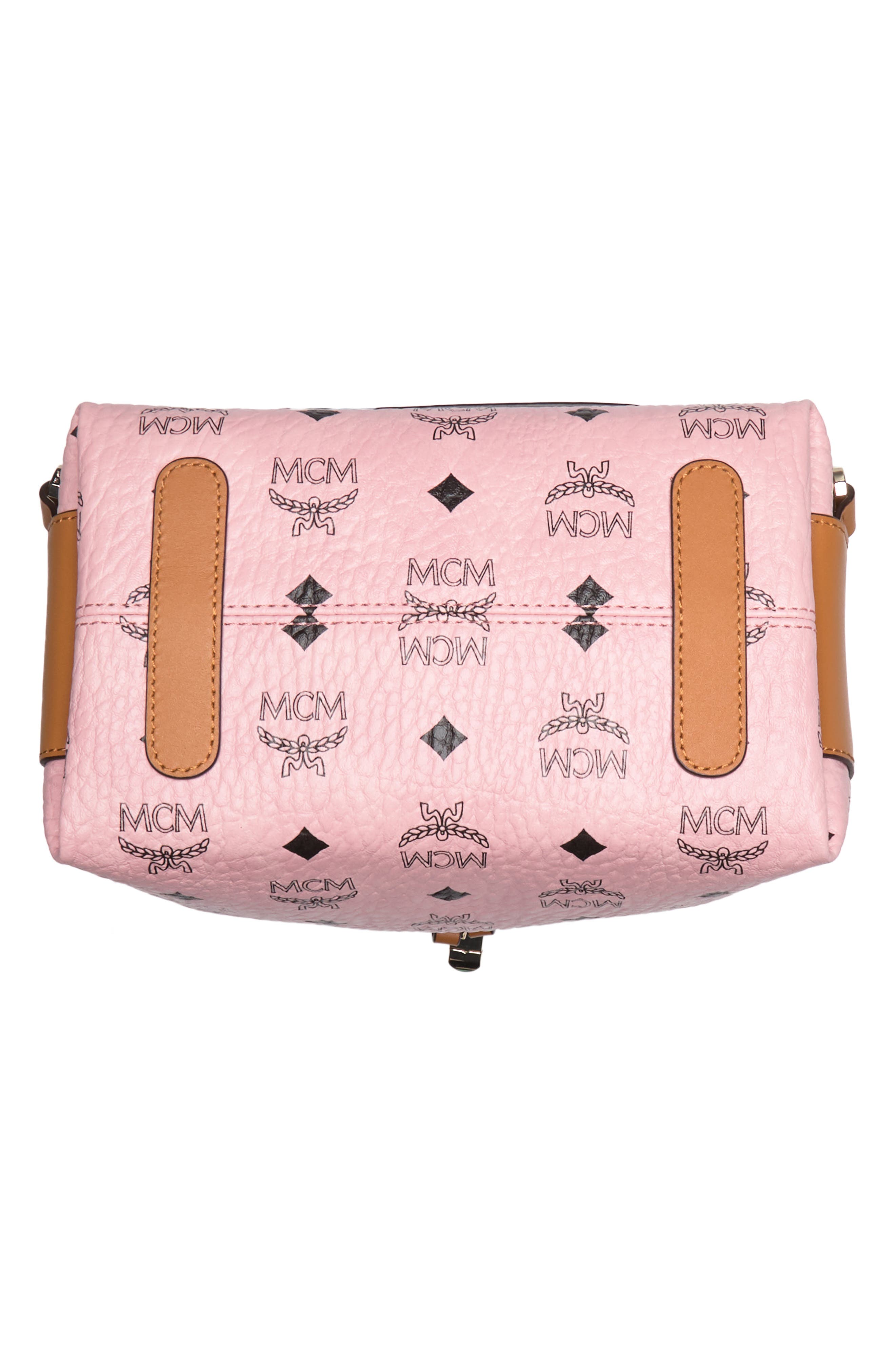 MFO Colorblock Leather Backpack, Alternate, color, SOFT PINK
