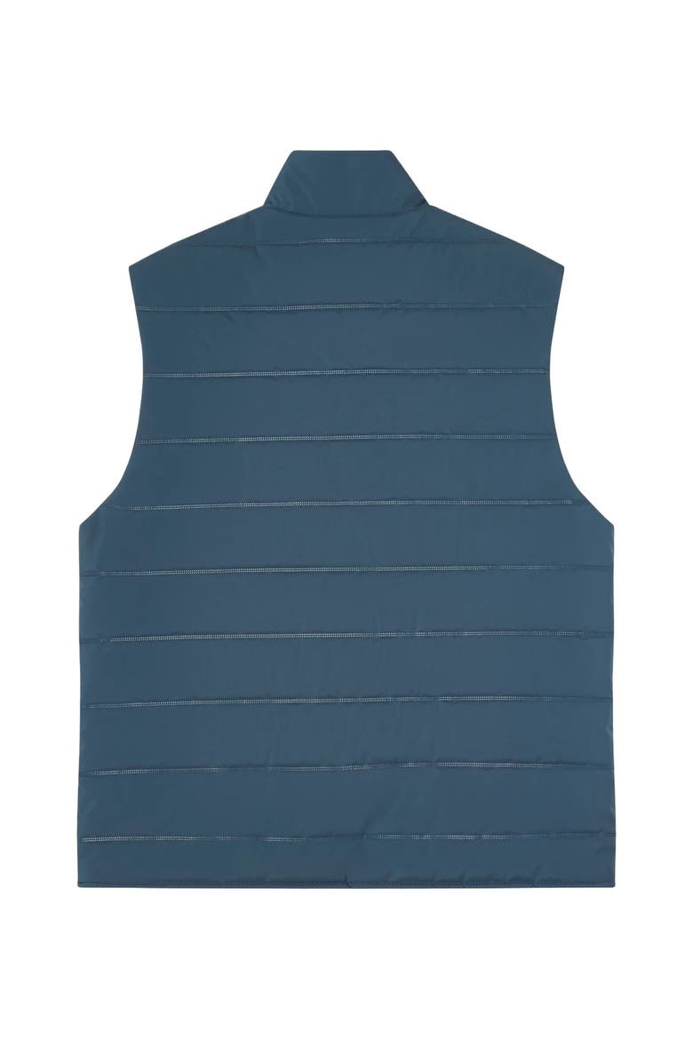Driver Quilted Vest, Alternate, color, Dusty Blue