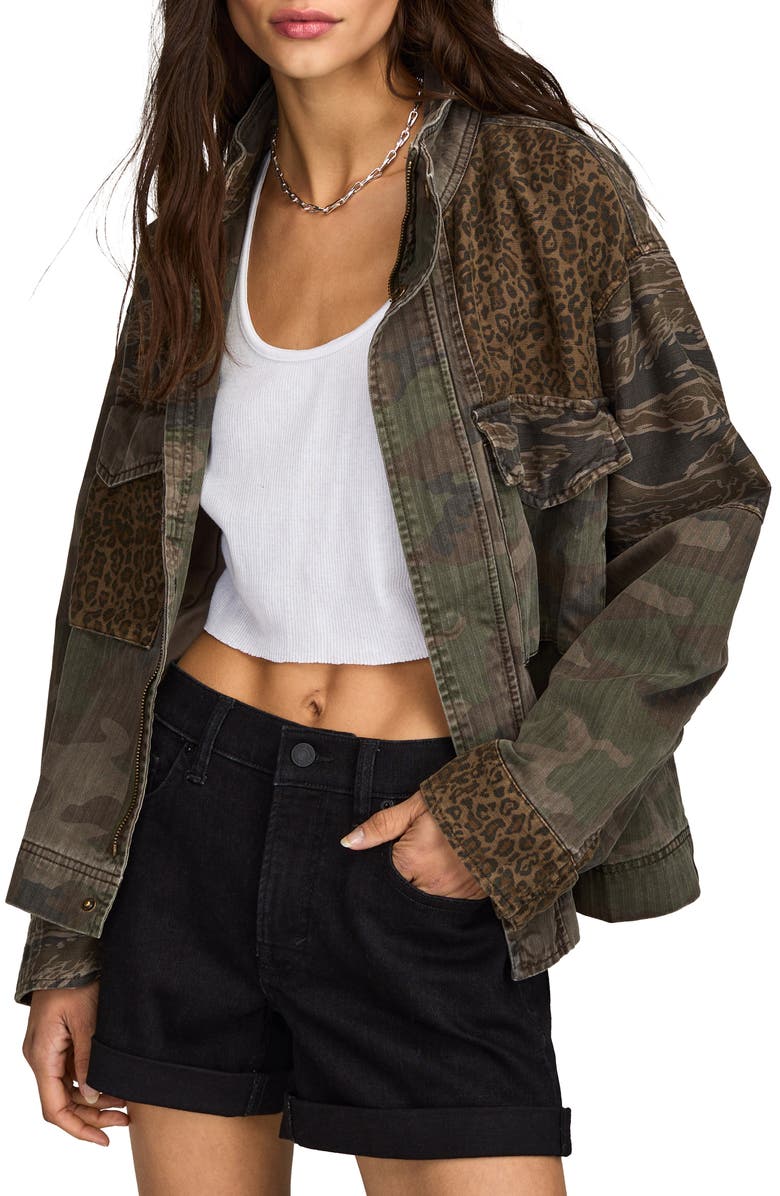 Lucky Brand Patchwork Jacket, Main, color,